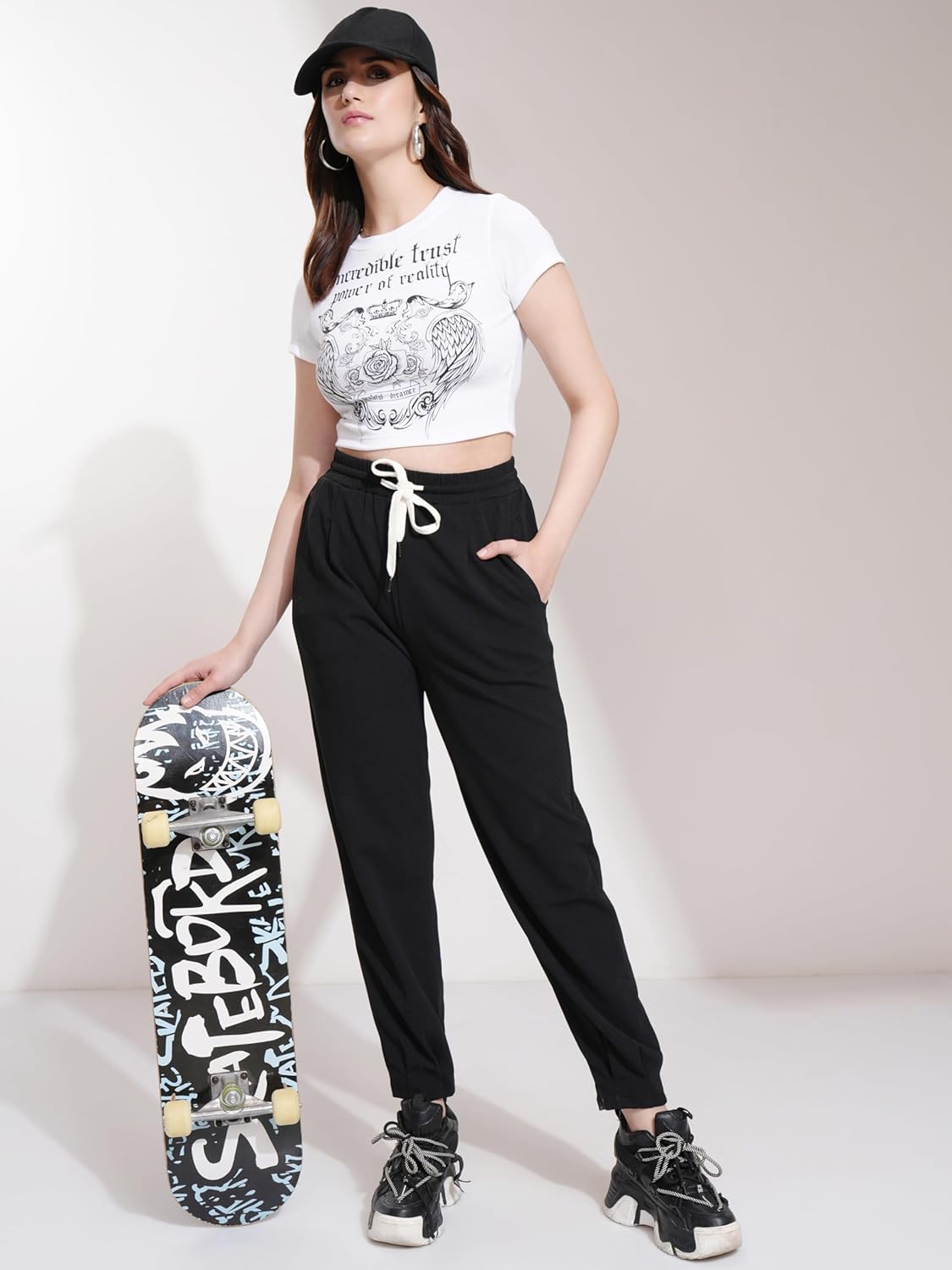 Tokyo Talkies Women's Relaxed Casual Pants by Prixsa.com - Image 2