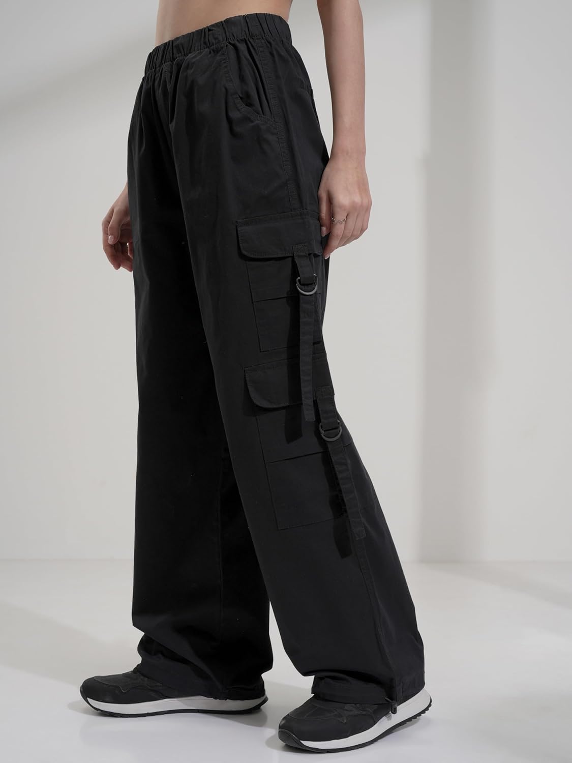 Tokyo Talkies Women's High Rise - Straight Fit Regular Trousers| Mid-Rise by Prixsa.com - Image 5