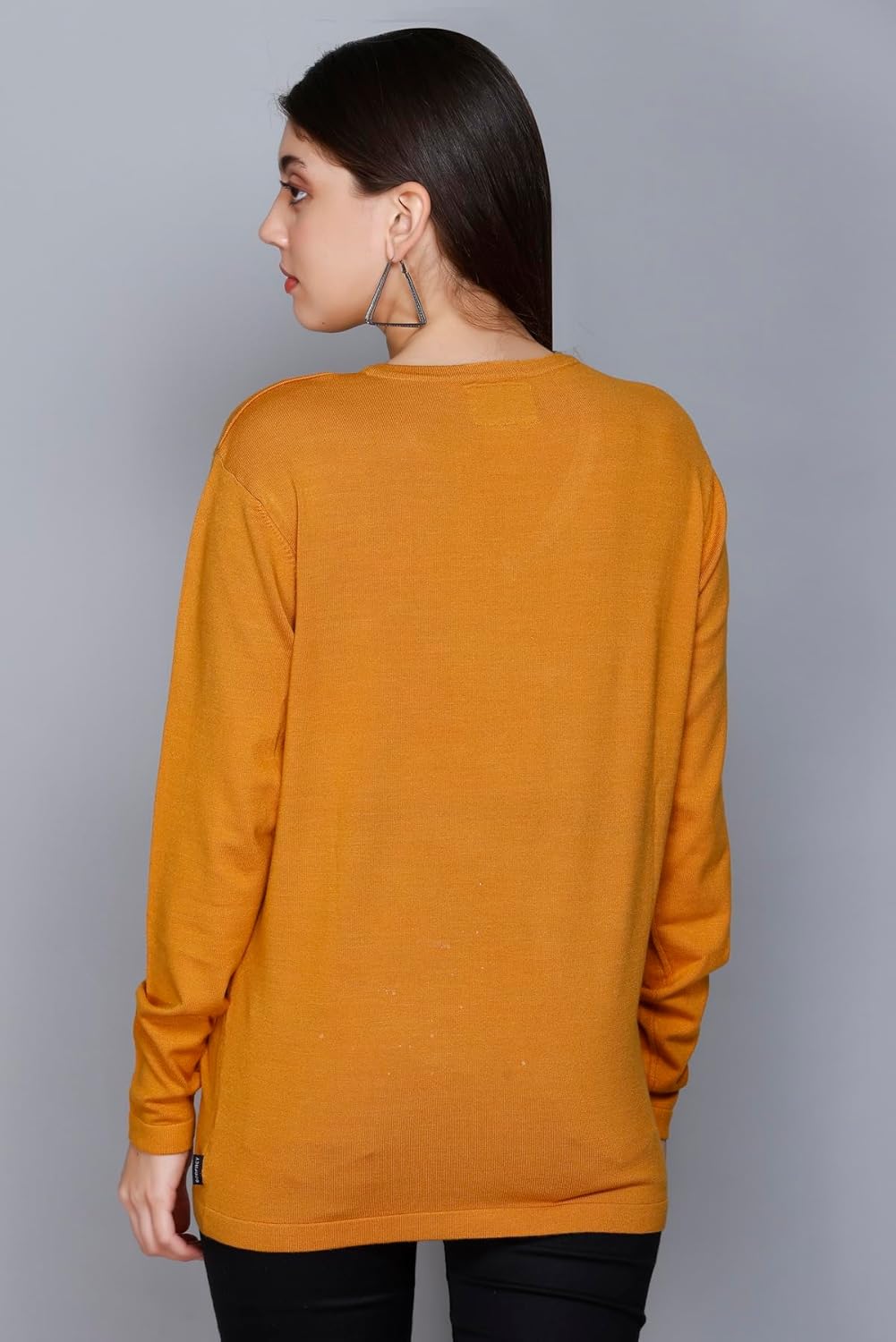 GODFREY Women Wool blend V Neck Sweater by Prixsa.com - Image 4