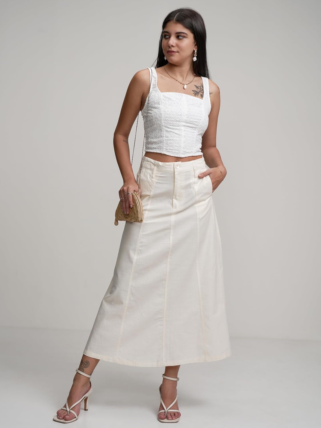 Tokyo Talkies Women's Solid Regular Fit Shirt by Prixsa.com - Image 2