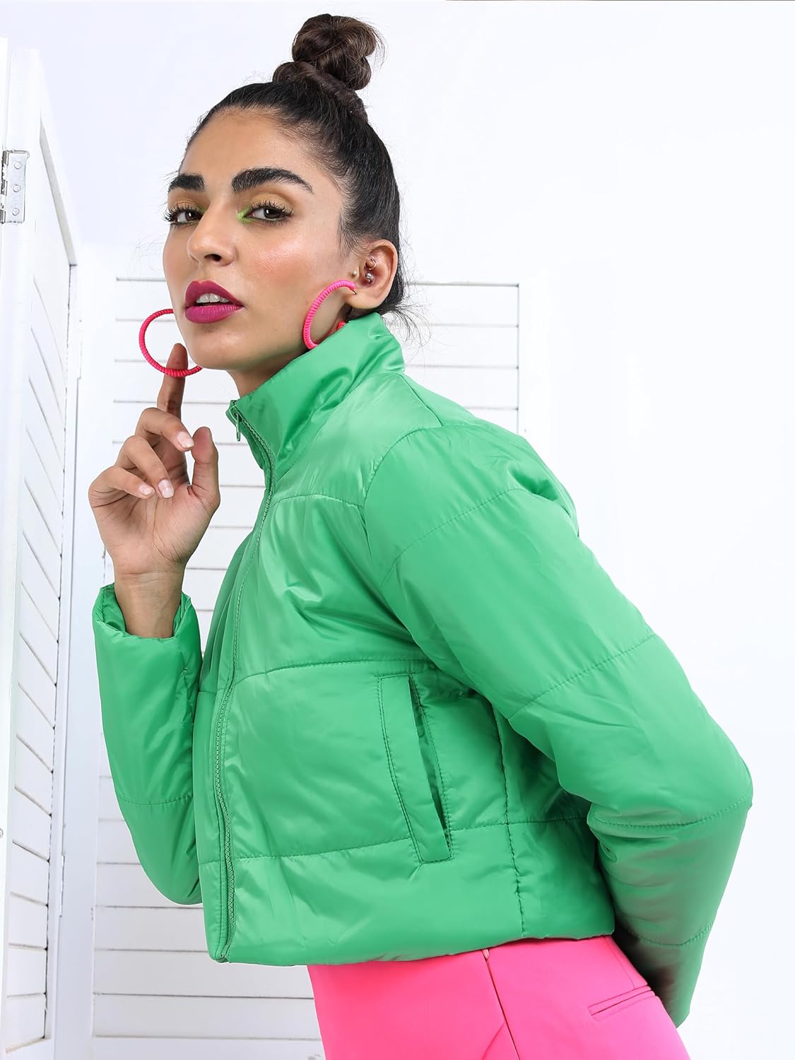 KETCH Polyester Women's Full Sleeve Regular Fit Jacket KHJK000050 by Prixsa.com - Image 4