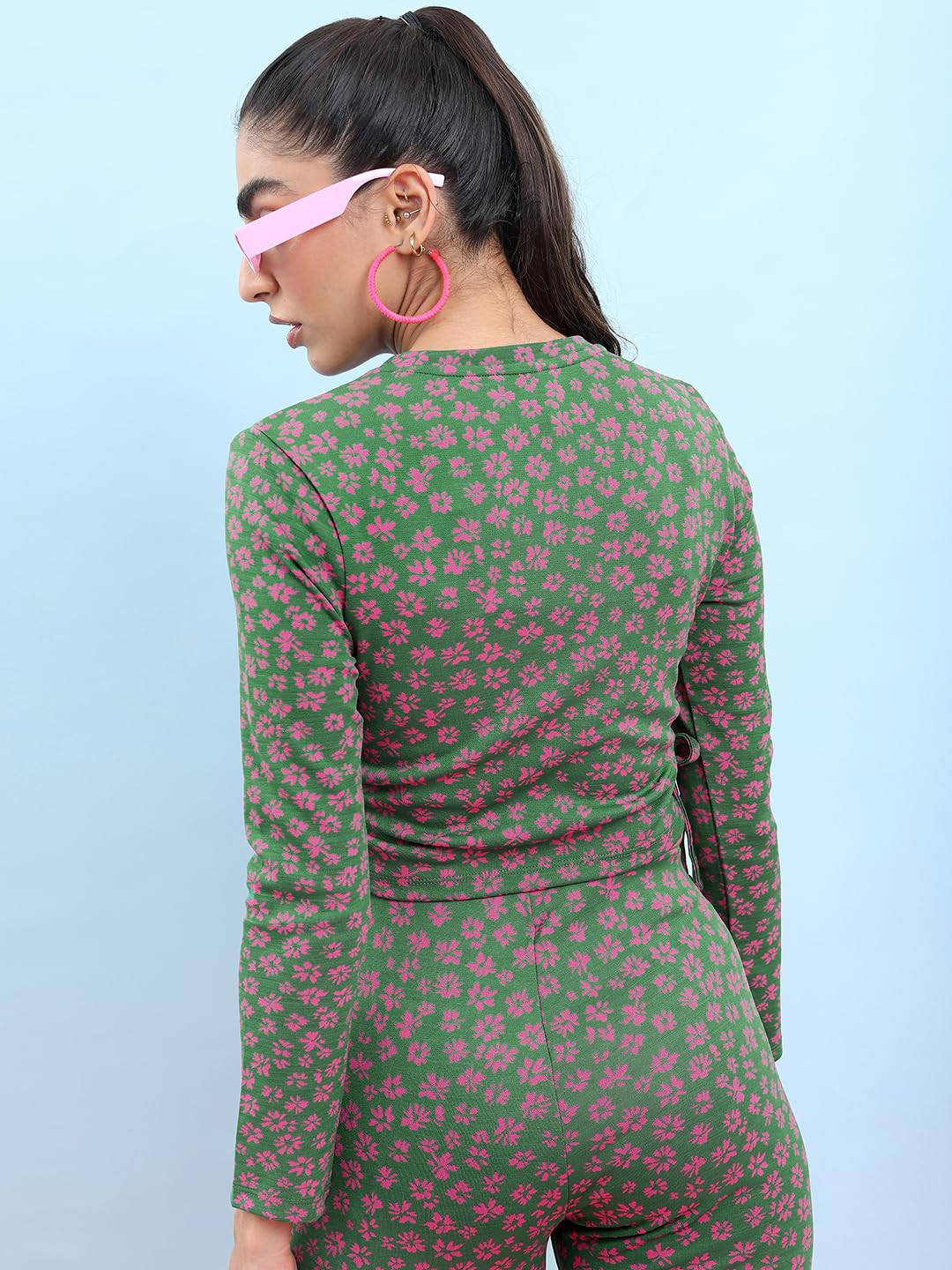 Tokyo Talkies Women's Long Sleeves Round Neck Printed Tops| Stylish | Casual Wear by Prixsa.com - Image 3