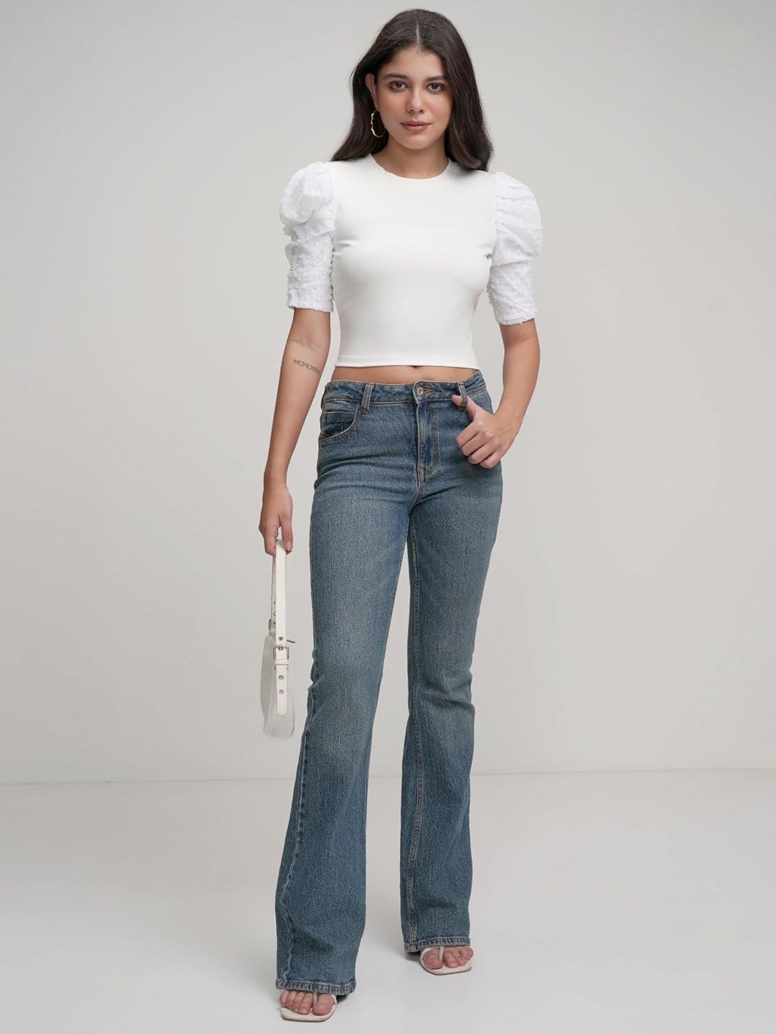 Tokyo Talkies Women's Solid Regular Fit Shirt by Prixsa.com - Image 2