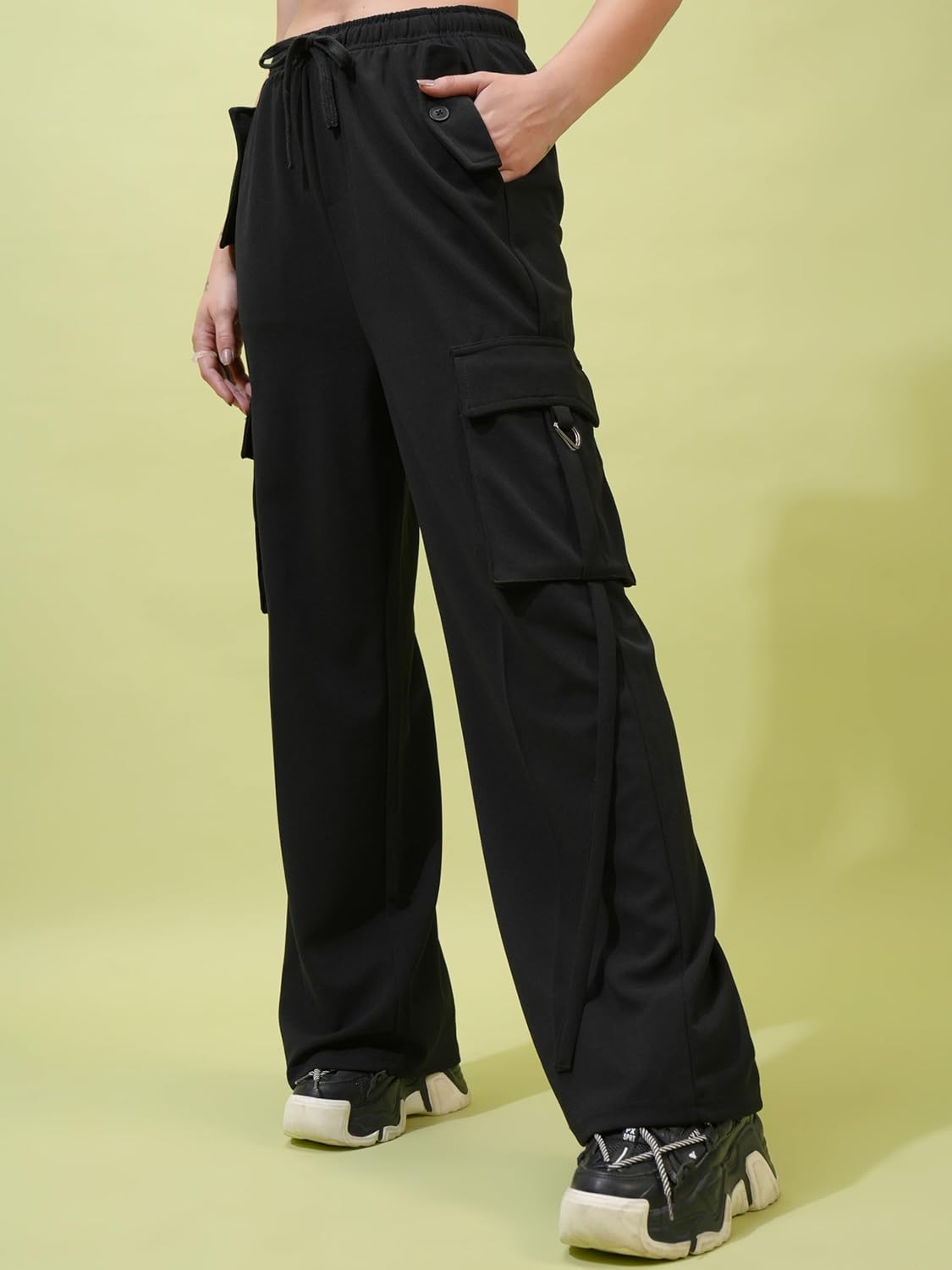 Tokyo Talkies Women's Straight Casual Pants by Prixsa.com - Image 5