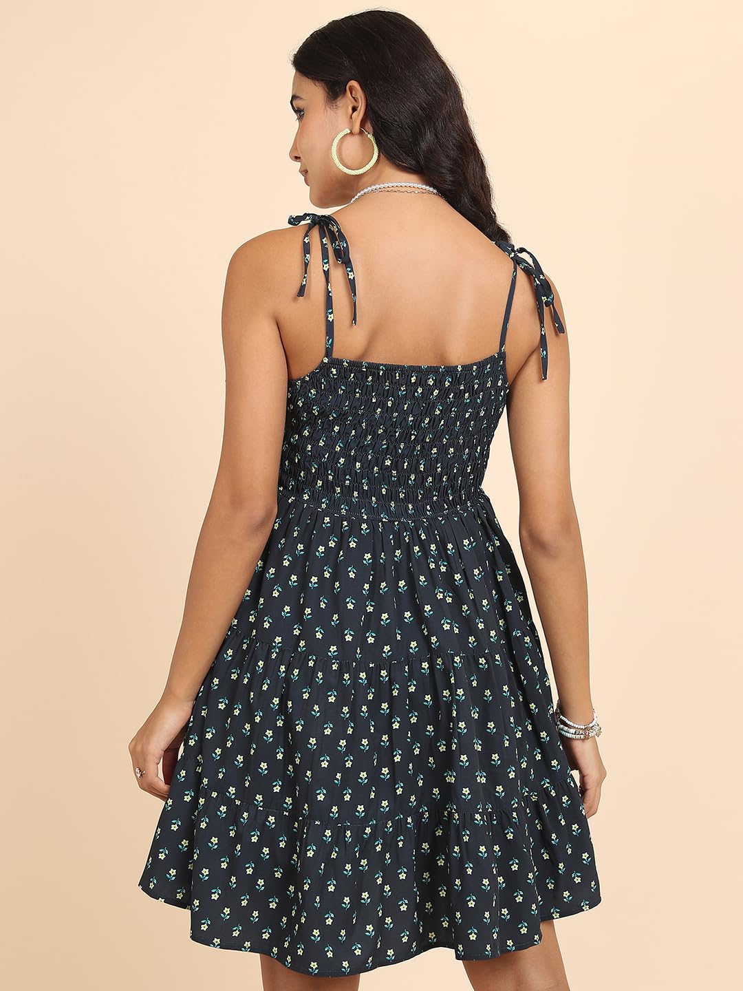 Tokyo Talkies Women's Sleeveless Shoulder Strap Printed Dresses | Stylish Dresses | Casual Dresses by Prixsa.com - Image 3