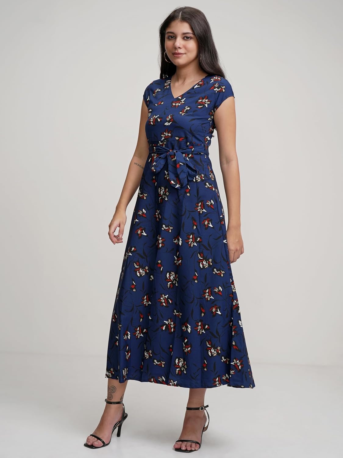 Tokyo Talkies Women's Polyester TTJ6002866 Calf Length Dress by Prixsa.com - Image 7