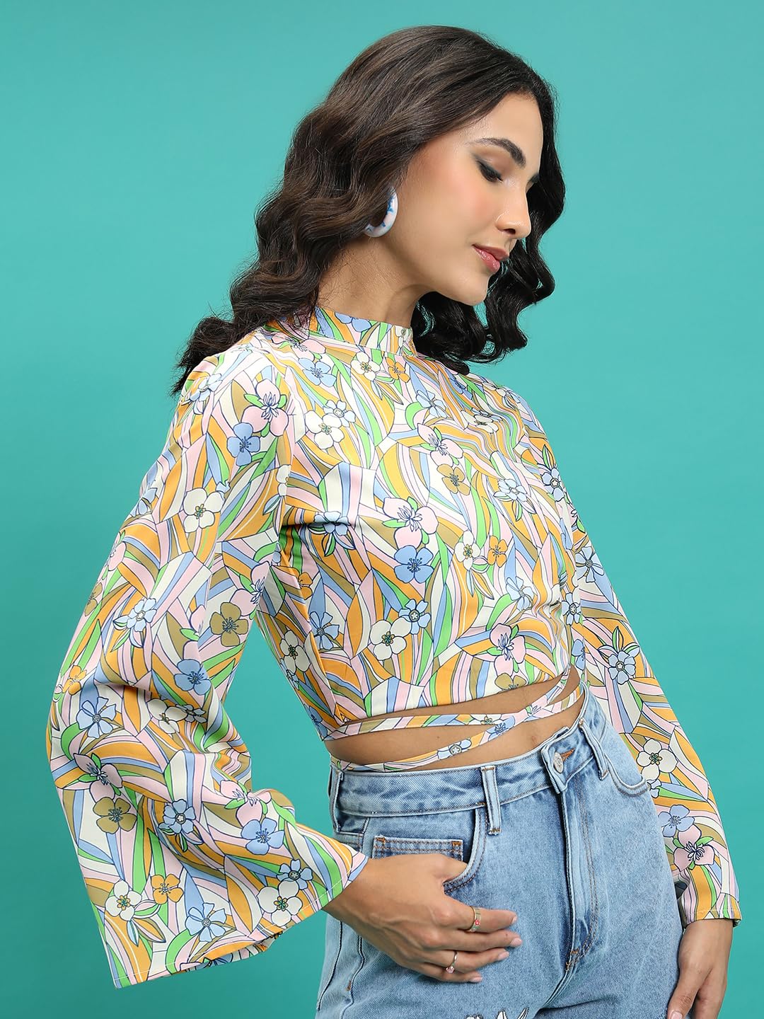 Tokyo Talkies Women's Regular Fit Tops by Prixsa.com - Image 4