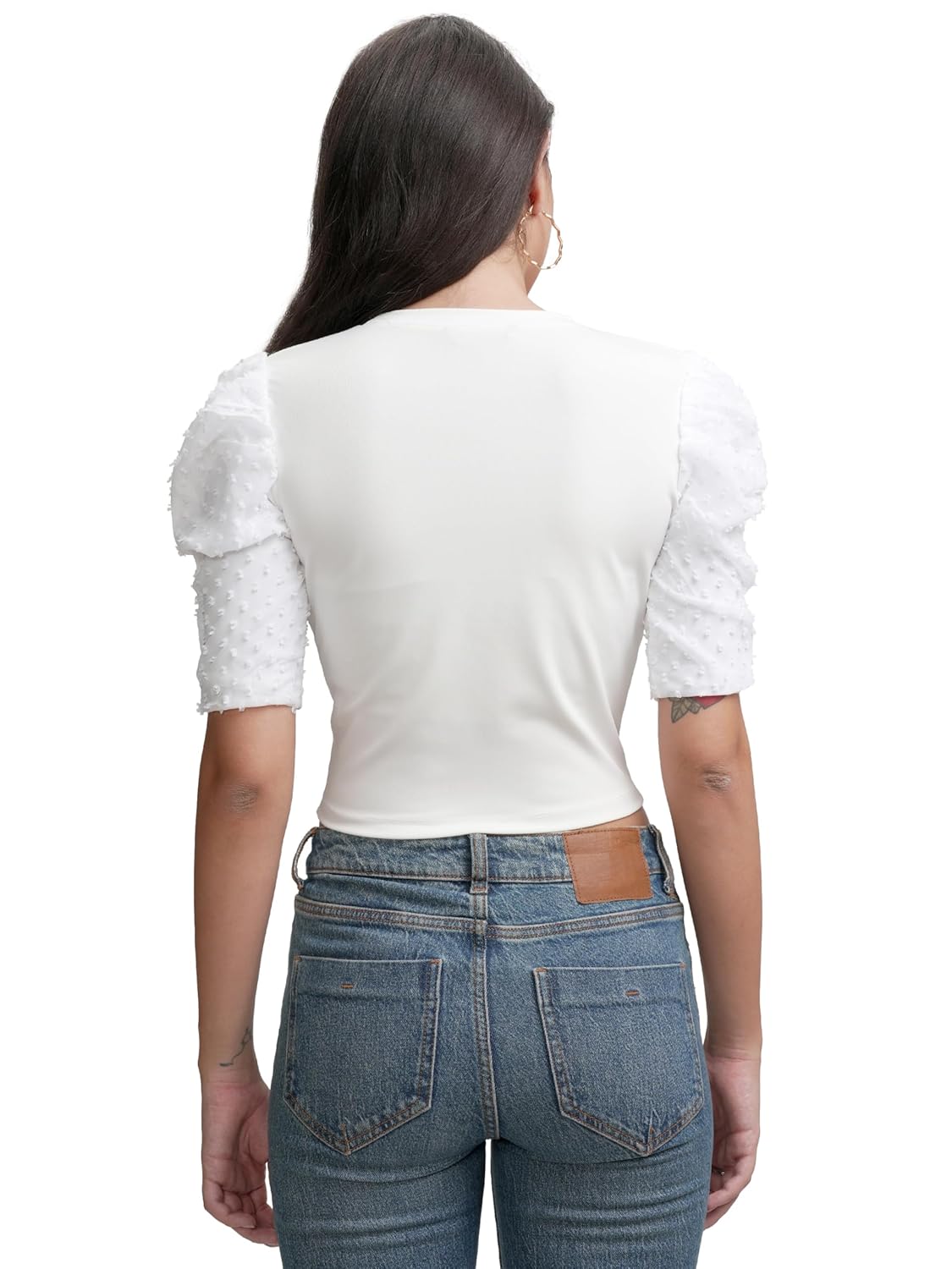 Tokyo Talkies Women's Solid Regular Fit Shirt by Prixsa.com - Image 3