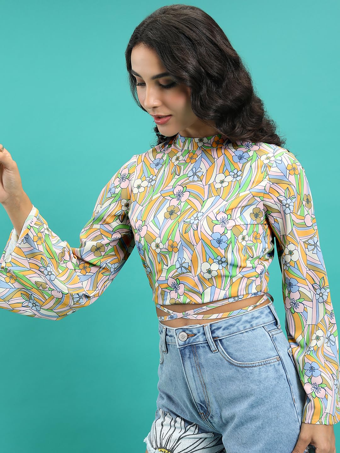 Tokyo Talkies Women's Regular Fit Tops by Prixsa.com - Image 5