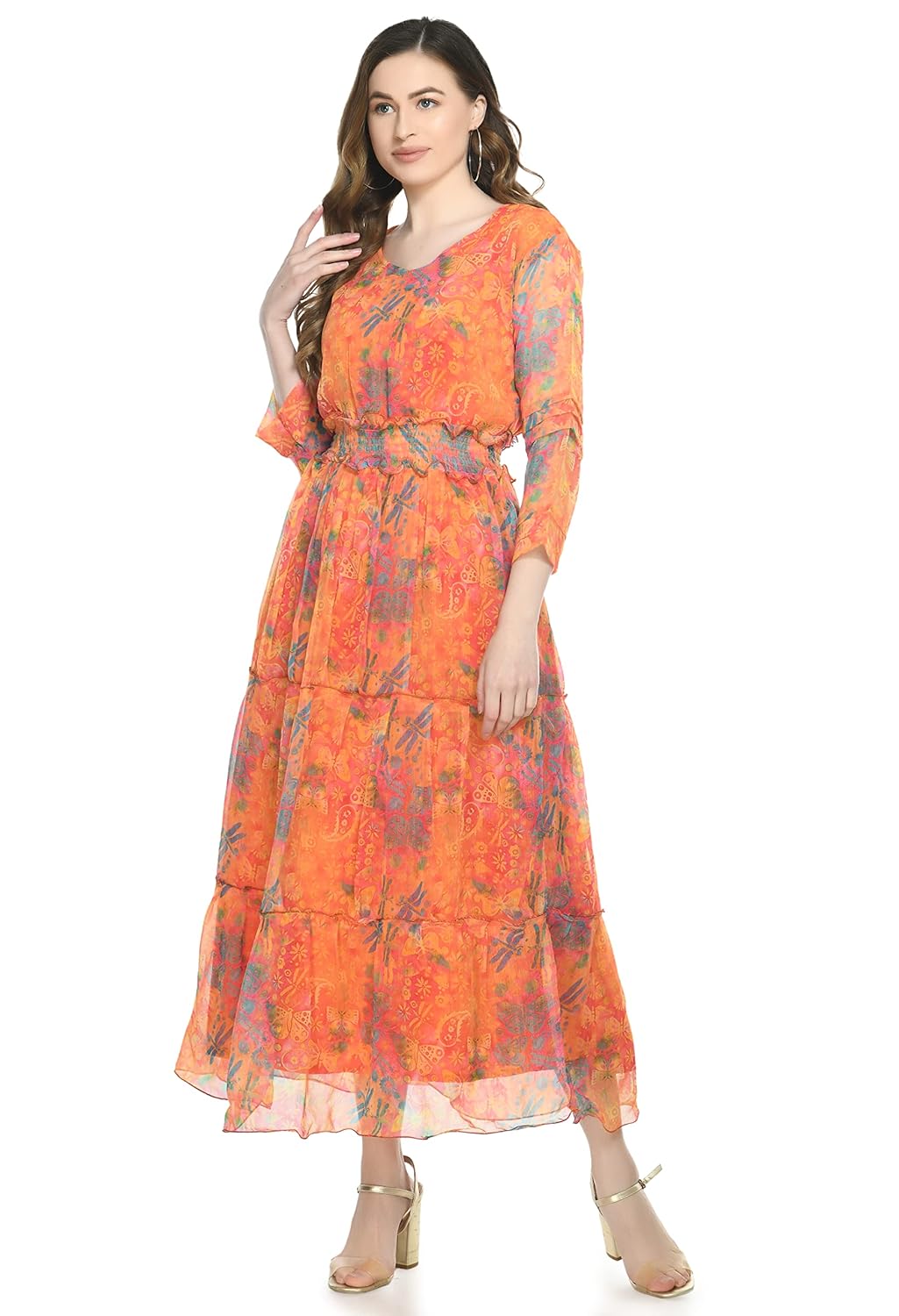 YOGYATA Women's Maxi A-Line Dress by Prixsa.com