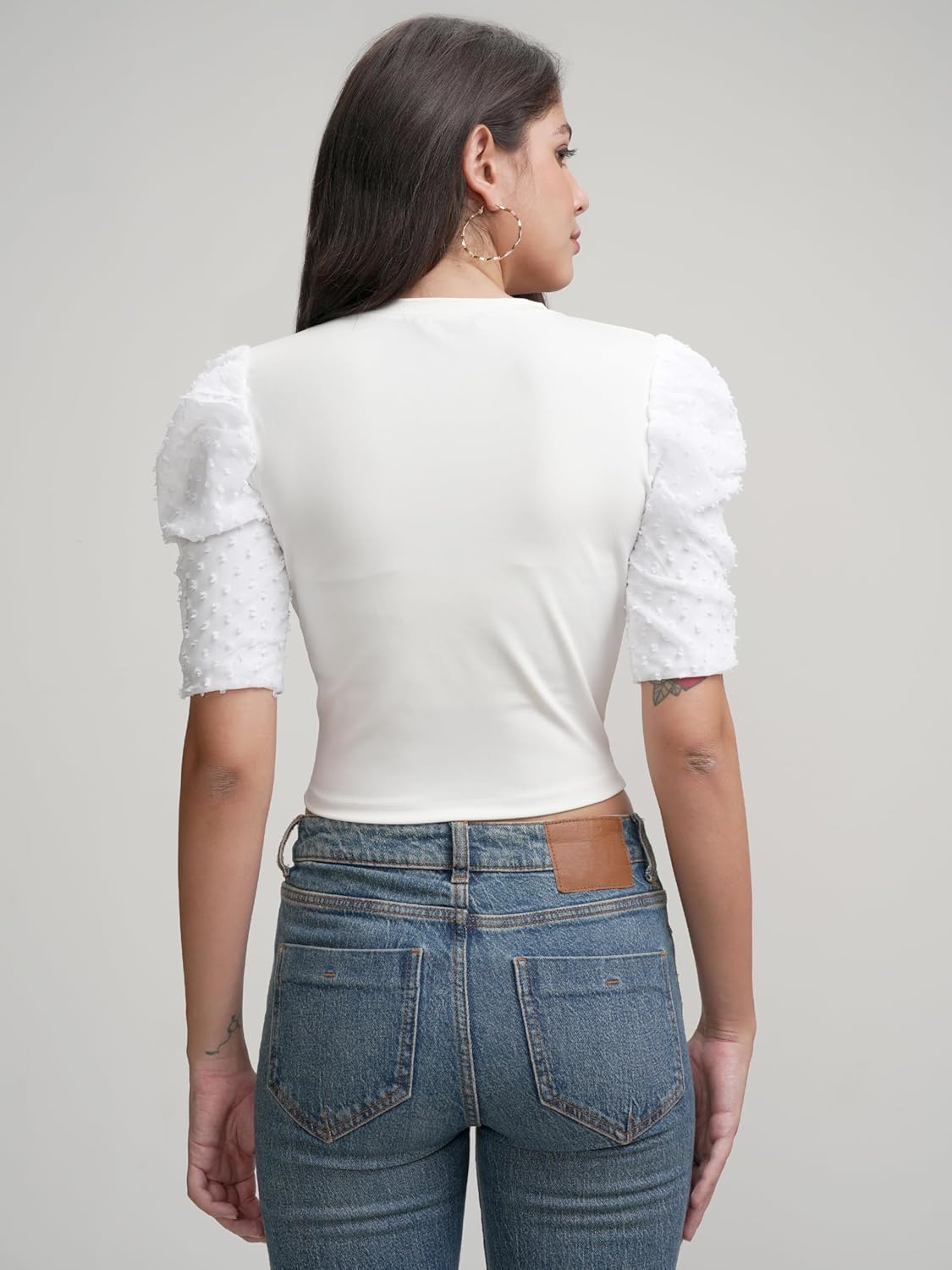 Tokyo Talkies Women's Solid Regular Fit Shirt by Prixsa.com - Image 6