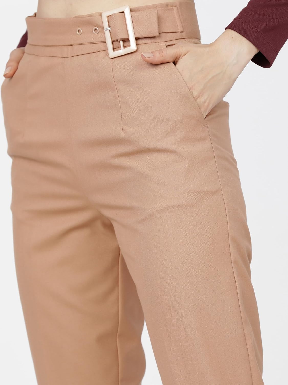 Tokyo Talkies Women's Tapered Casual Pants by Prixsa.com - Image 6