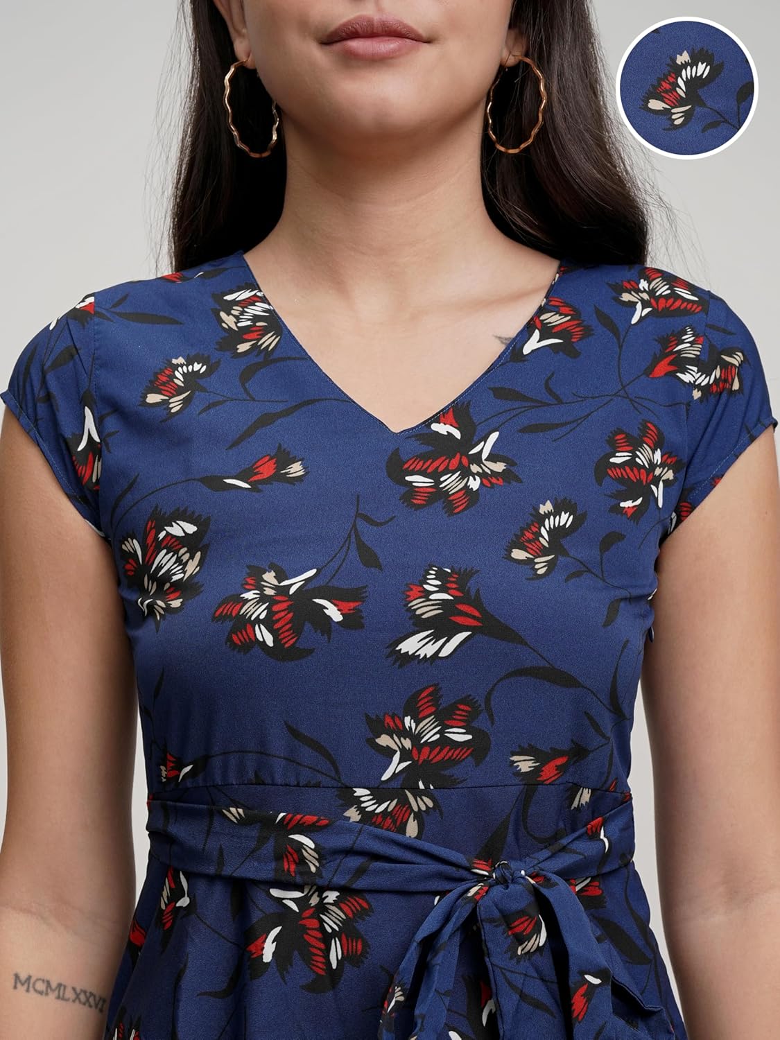 Tokyo Talkies Women's Polyester TTJ6002866 Calf Length Dress by Prixsa.com - Image 8