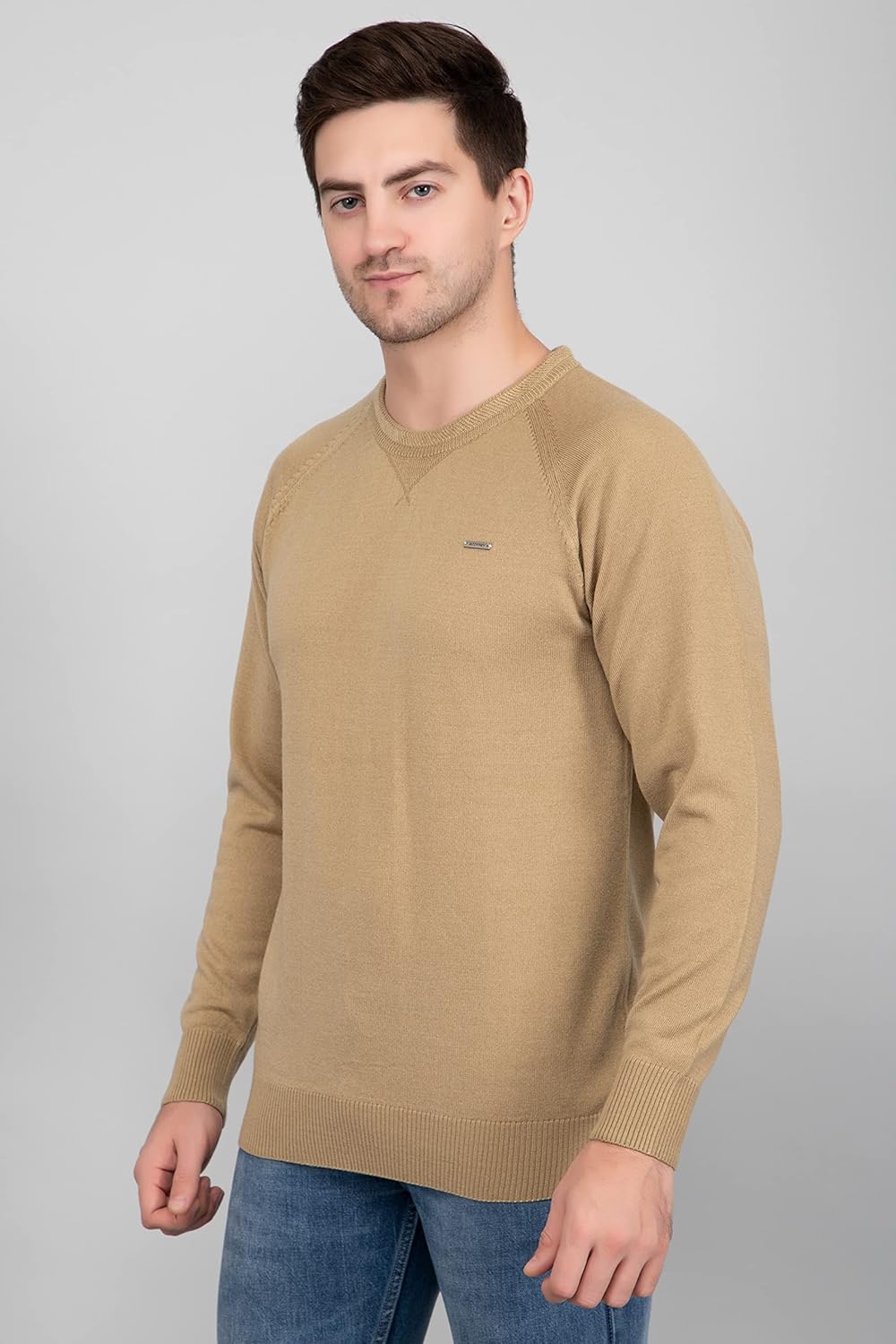 GODFREY Round Neck Woolen Sweaters for Men by Prixsa.com - Image 4