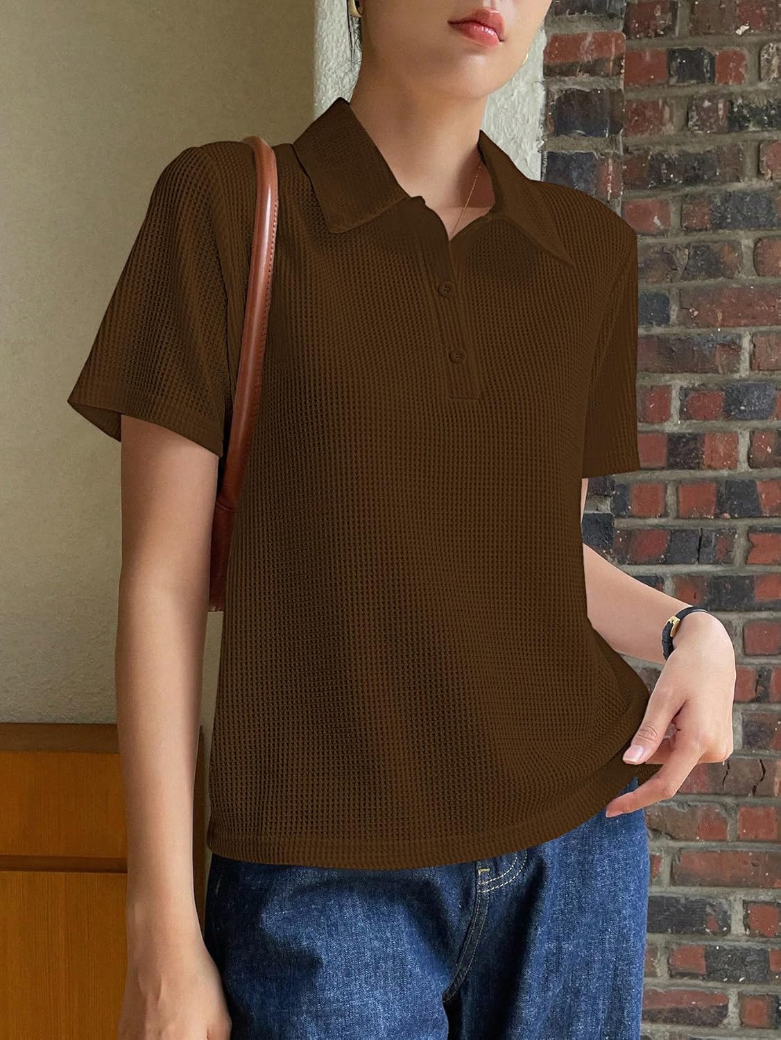 Leriya Fashion Stylish Korean Tops for Women – Oversized T-Shirts, Crop Tanks & Trendy Summer Wear | Casual Street Style Co-ord Tops by Prixsa.com - Image 3