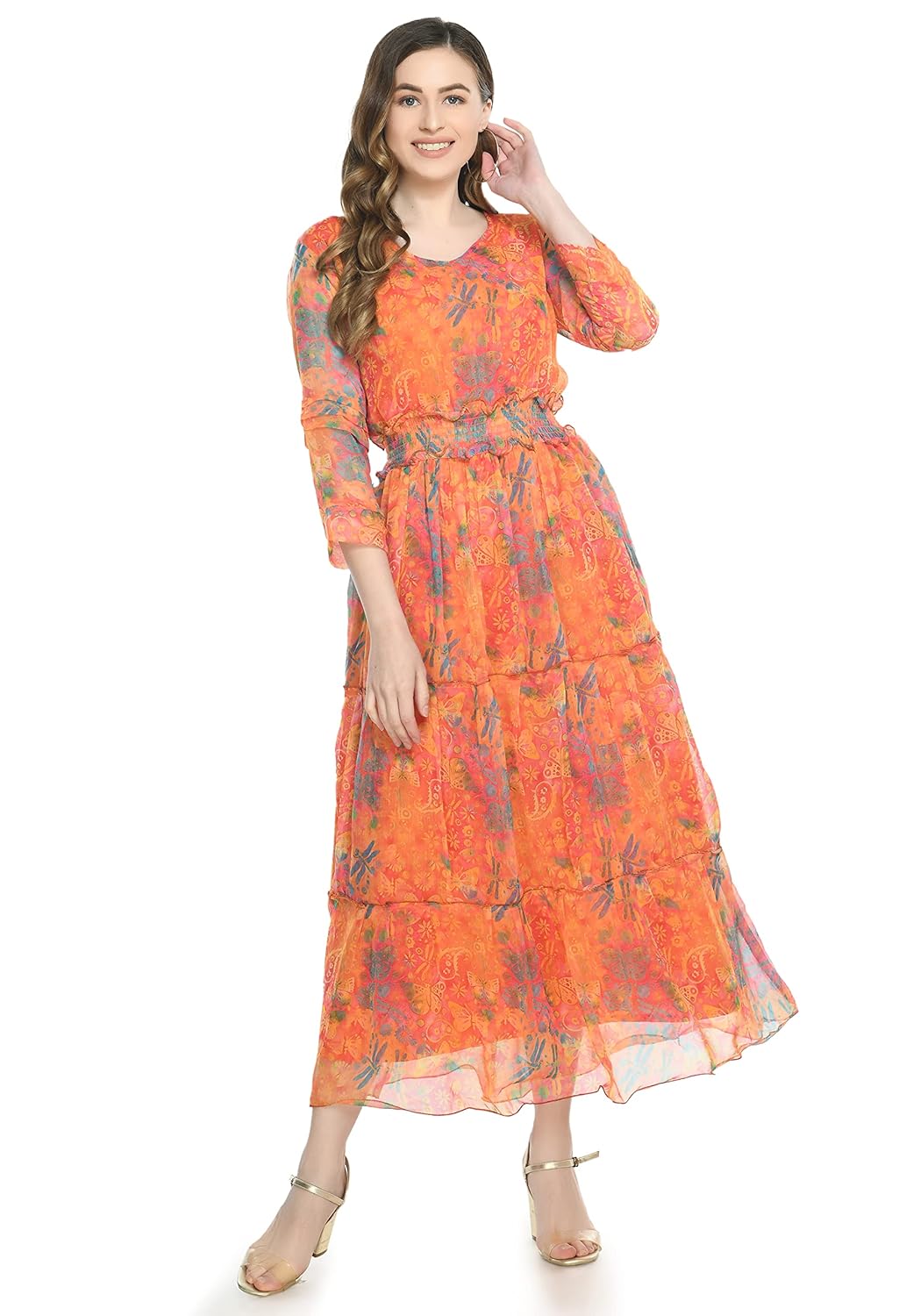 YOGYATA Women's Maxi A-Line Dress by Prixsa.com - Image 6