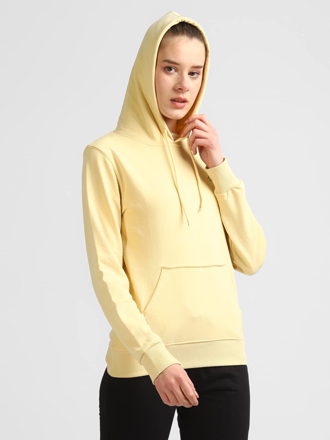 Alan Jones Clothing Women's Cotton Blend Hooded Neck Hooded Sweatshirt by Prixsa.com - Image 2