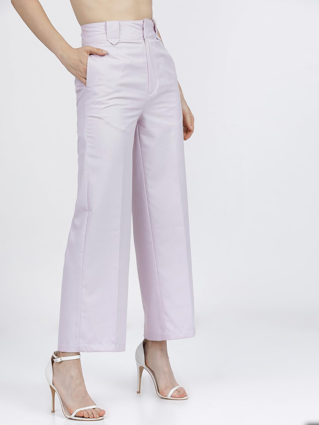 Tokyo Talkies Women's Flared Casual Pants by Prixsa.com - Image 4