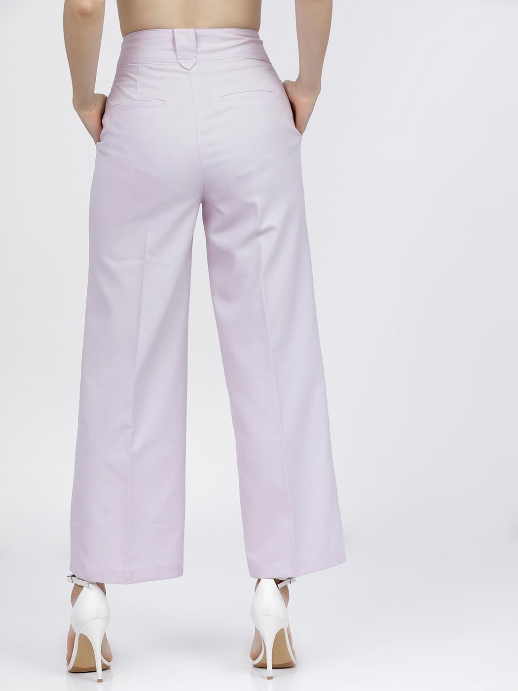 Tokyo Talkies Women's Flared Casual Pants by Prixsa.com - Image 3