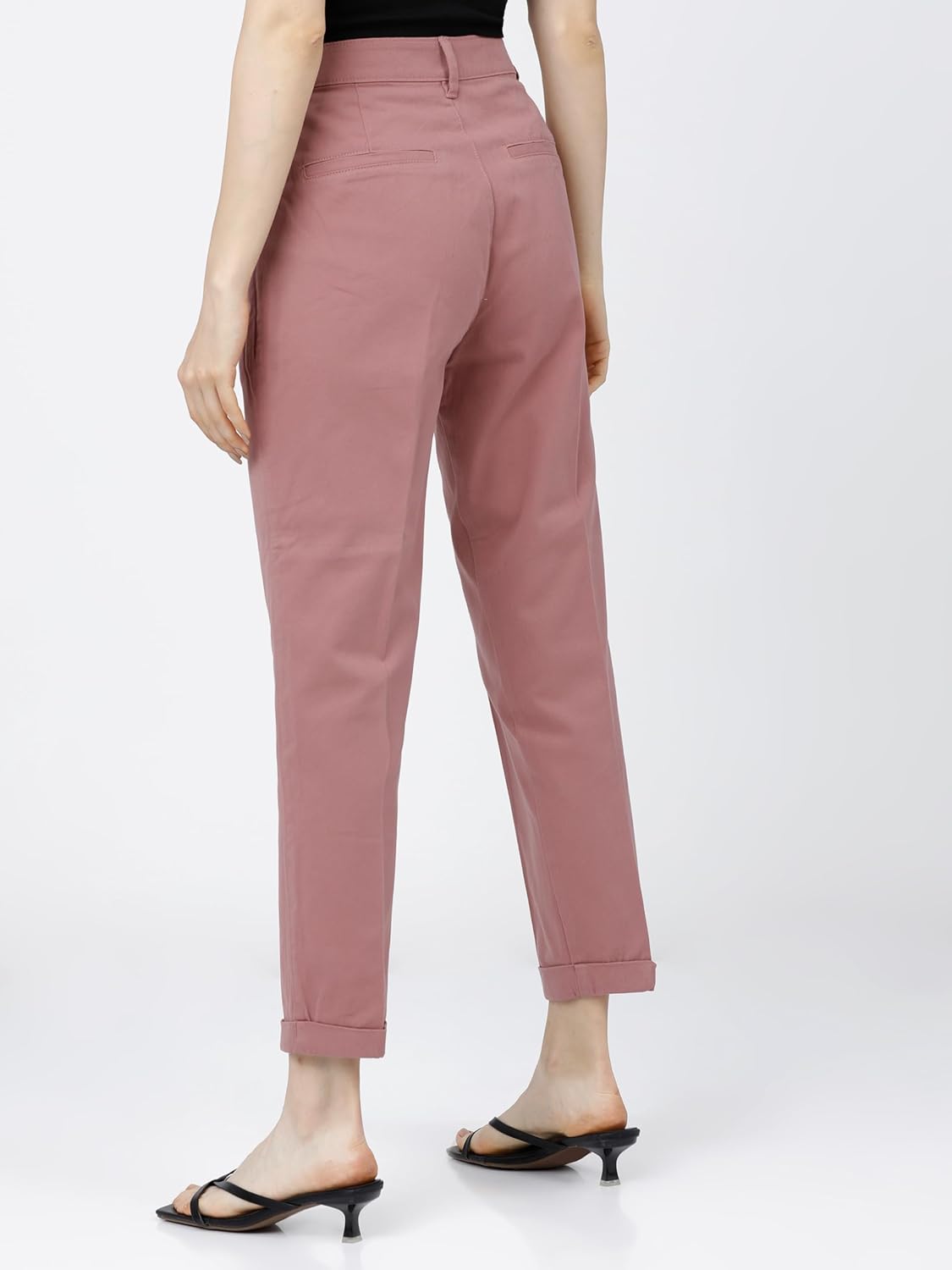 Tokyo Talkies Women's Tapered Casual Pants by Prixsa.com - Image 3