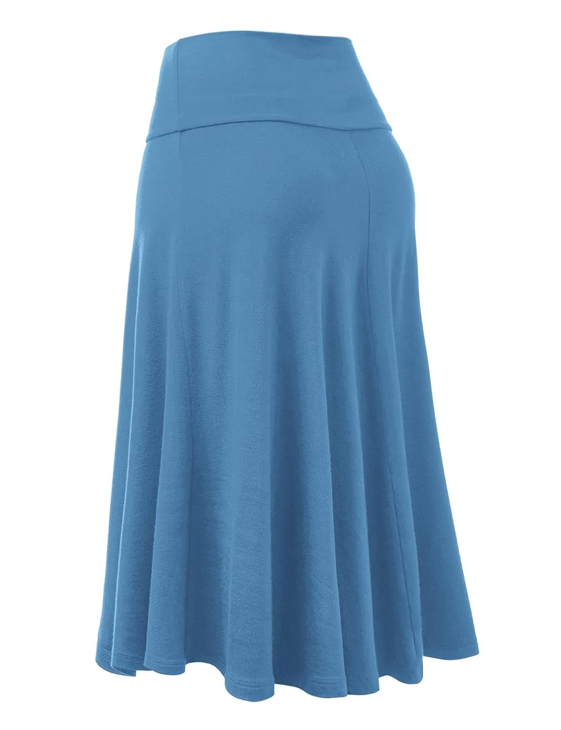 FRAULEIN Women's Midi Skirt Wide High Waist Vintage A-Line Flared and Swingy Skirt by Prixsa.com - Image 3