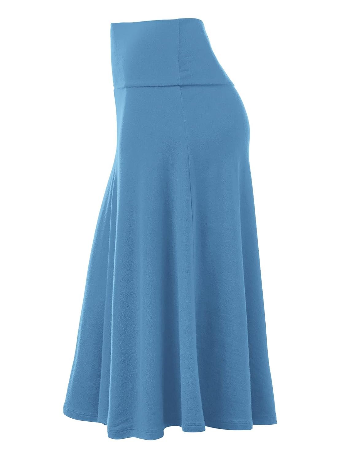 FRAULEIN Women's Midi Skirt Wide High Waist Vintage A-Line Flared and Swingy Skirt by Prixsa.com - Image 2
