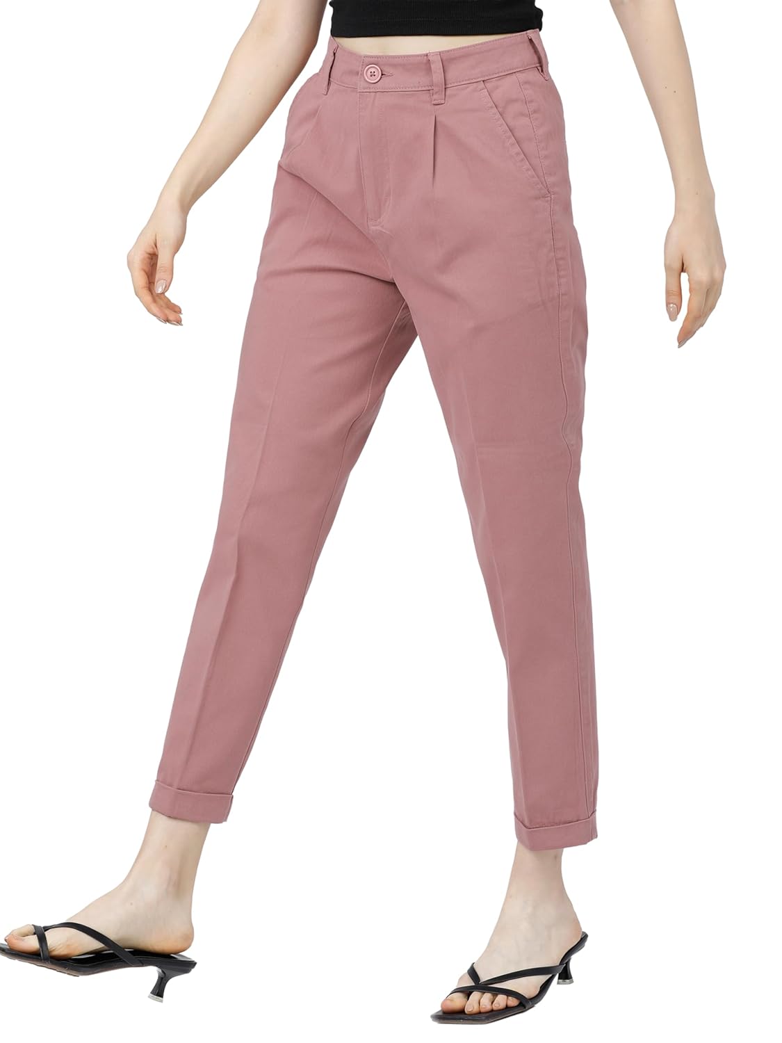 Tokyo Talkies Women's Tapered Casual Pants by Prixsa.com