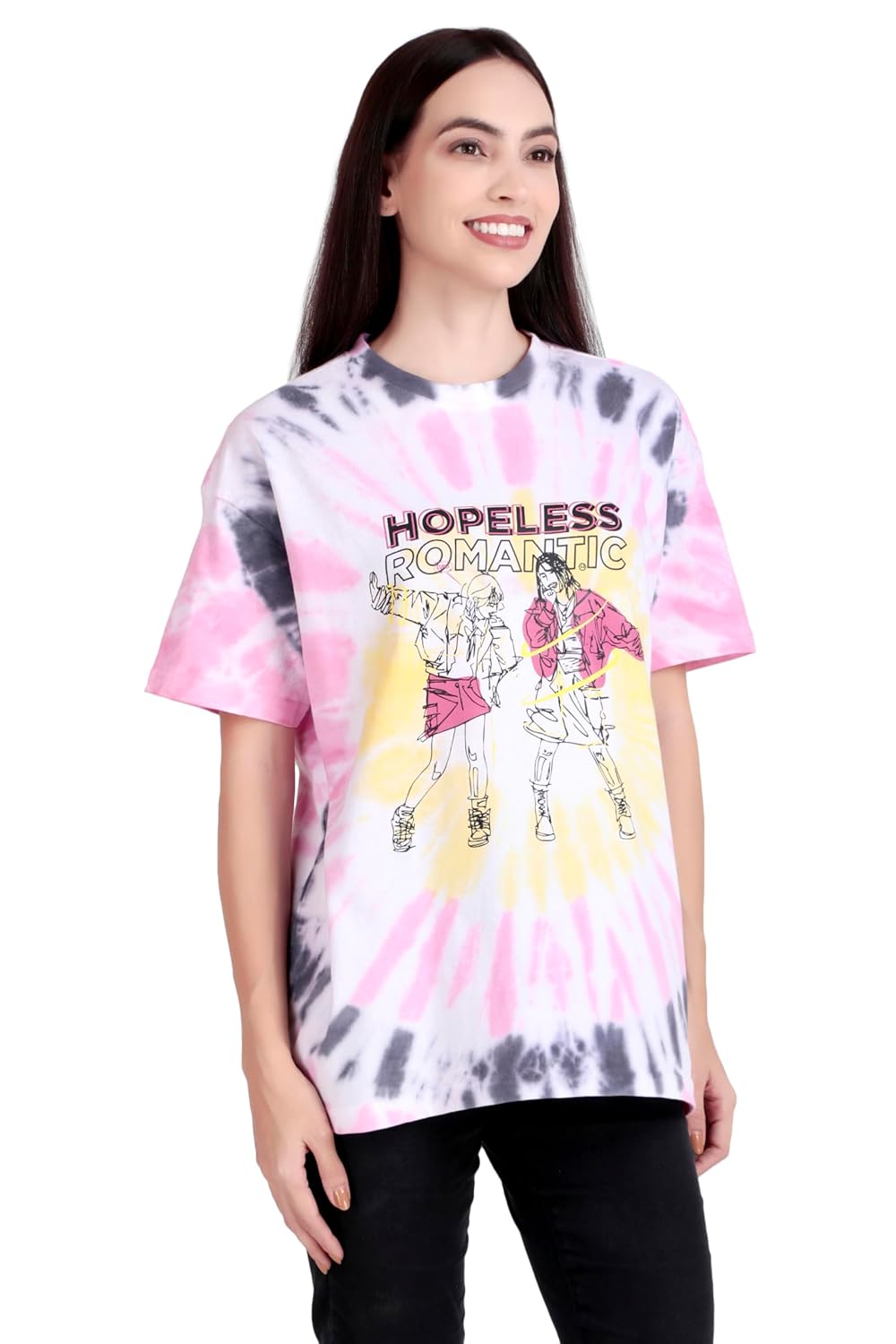 Stories.Label Oversized Cotton T-Shirts for Women in Loose Fit, Drop Shoulder Baggy Tops Tshirt for Girls (S-3XL) by Prixsa.com - Image 6