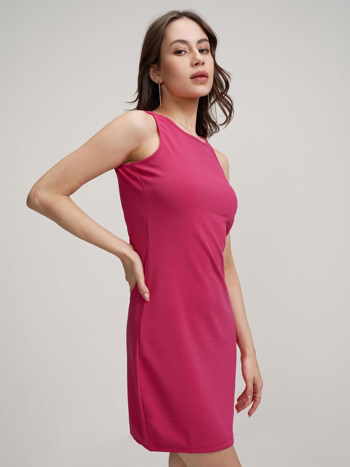 Tokyo Talkies Women's Shoulder Straps Bodycon Short Dress | Chic & Stylish | Perfect for Parties, Date Nights & Evening Glam by Prixsa.com - Image 4