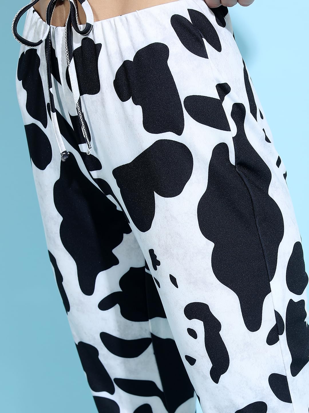 Tokyo Talkies Women's Flared Regular Trousers | Stretchable Trousers | Casual Trousers| Mid-Rise by Prixsa.com - Image 6