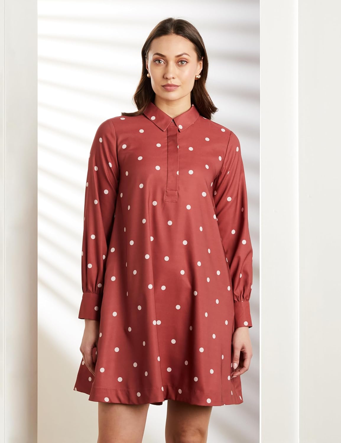 Symbol Premium Women's A Line Flared Dress (Knee Length | Desk-to-Dinner) by Prixsa.com - Image 9