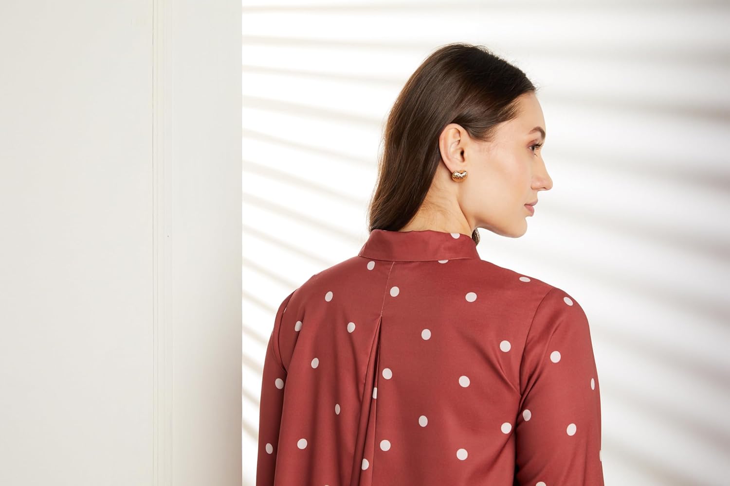 Symbol Premium Women's A Line Flared Dress (Knee Length | Desk-to-Dinner) by Prixsa.com - Image 7