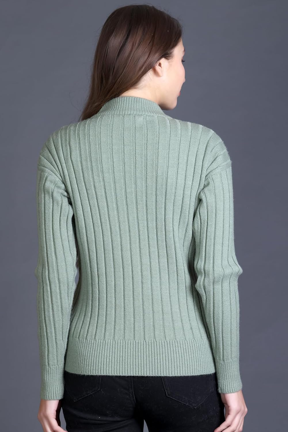 GODFREY Woolen Turtle Neck Full Sleeve Womens Sweater by Prixsa.com - Image 3