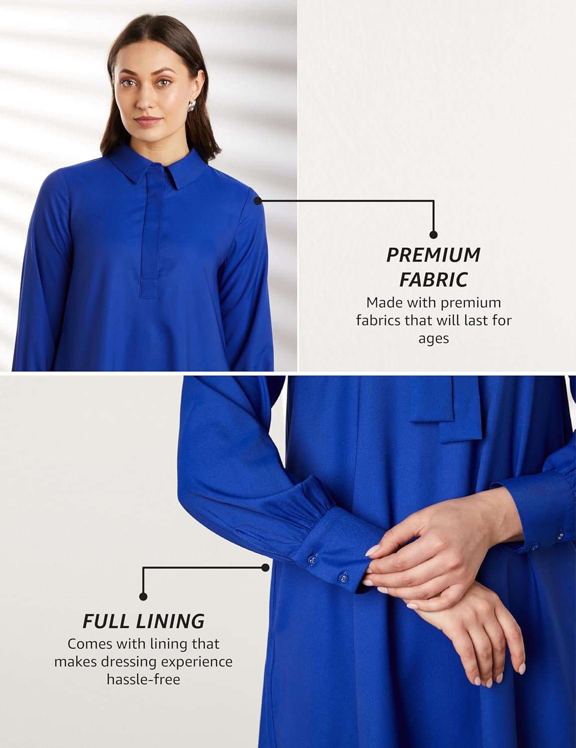 Symbol Premium Women's A Line Flared Dress (Knee Length | Desk-to-Dinner) by Prixsa.com - Image 5