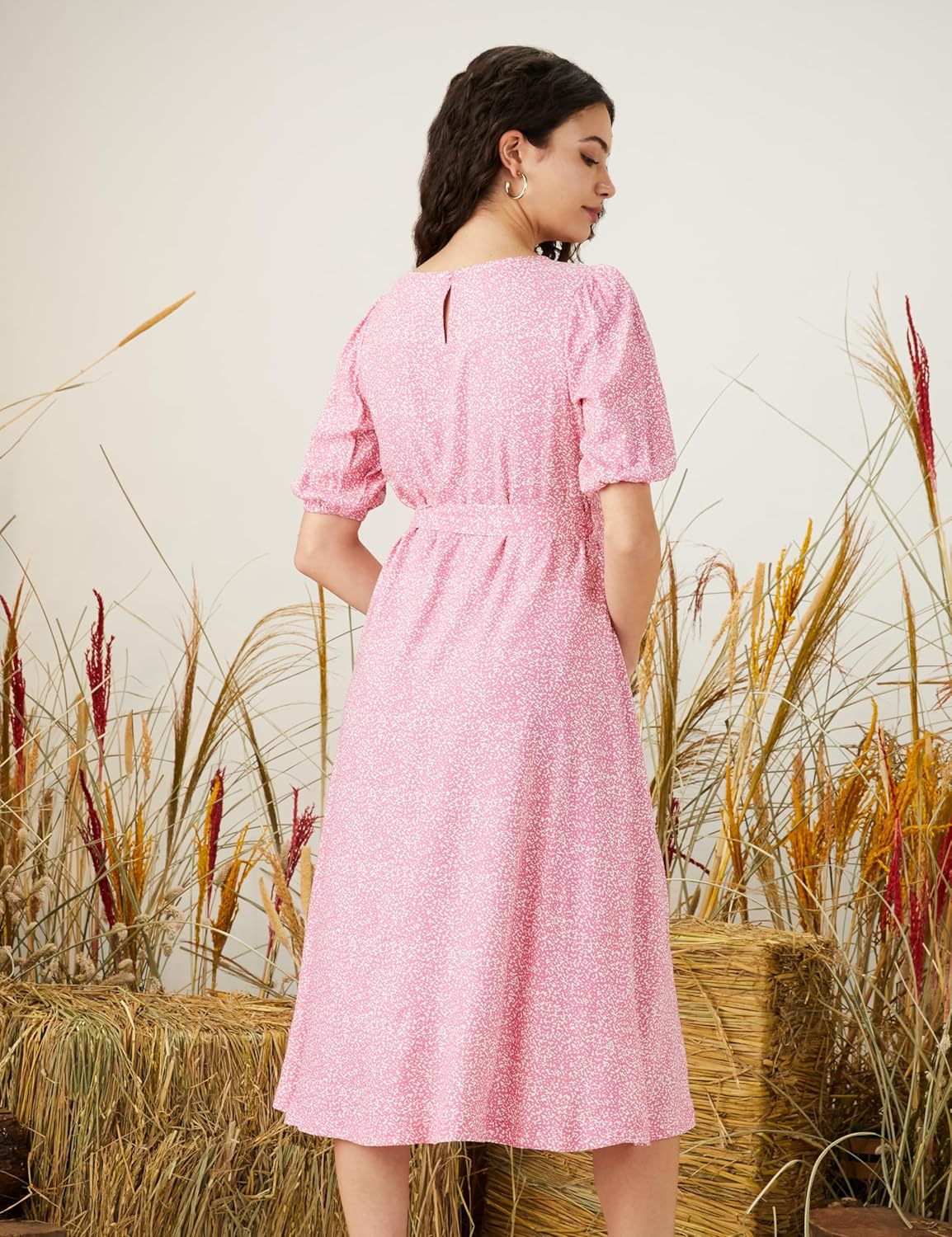 Amazon Brand - Symbol Women's One Piece Western Midi Dress by Prixsa.com - Image 2